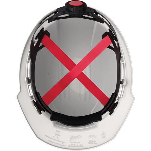Casque de s&eacute;curit&eacute; &agrave; bordure avant, R&eacute;pond aux normes CSA type 1, Suspension Rochet, Non ventil&eacute; Sécurité Médic