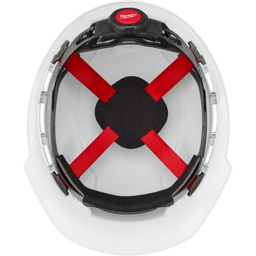 Casque de s&eacute;curit&eacute; &agrave; bordure avant, R&eacute;pond aux normes CSA type 1, Suspension Rochet, Ventil&eacute; Sécurité Médic