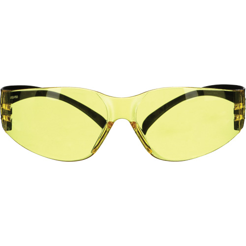 SecureFit 100 Series Safety Glasses, Amber Lens, Anti-Fog/Anti-Scratch, ANSI Z87+/Meets/Exceeds CSA Z94.3 Sécurité Médic