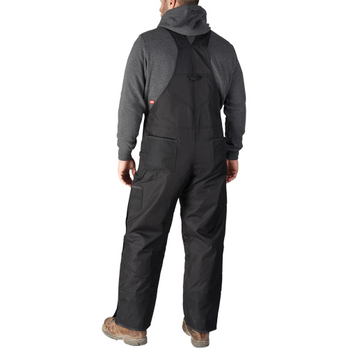 Salopette GridIron courte avec fermeture &agrave; glissi&egrave;re jusqu'&agrave; la cuisse, Hommes, 2T-Grand, Noir Sécurité Médic