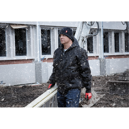 Tuque &agrave; revers, Taille unique, Noir Sécurité Médic