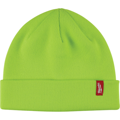 Tuque &agrave; revers haute visibilit&eacute;, Taille unique, Vert Sécurité Médic