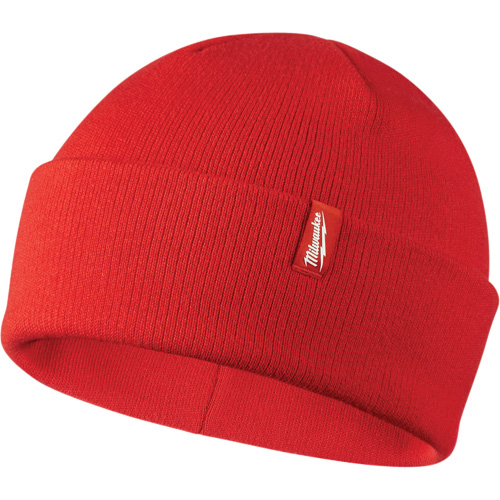 Tuque &agrave; revers, Taille unique, Rouge Sécurité Médic