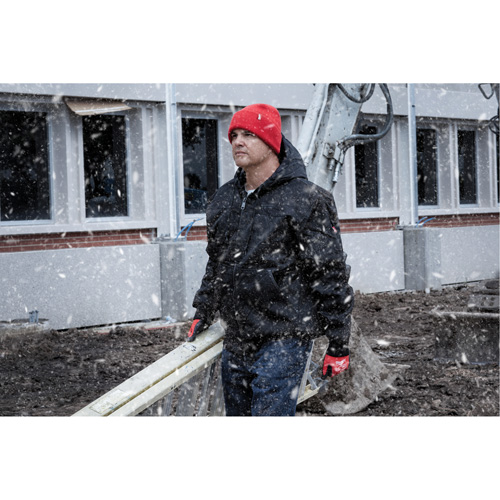 Tuque &agrave; revers, Taille unique, Rouge Sécurité Médic