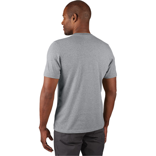 Hybrid Work Tee Shirt, Men's, Small, Grey Sécurité Médic