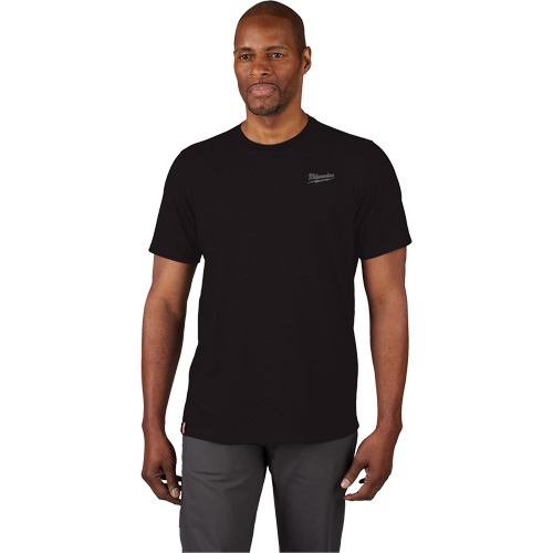 T-shirt de travail hybride, Hommes, Petit, Noir Sécurité Médic
