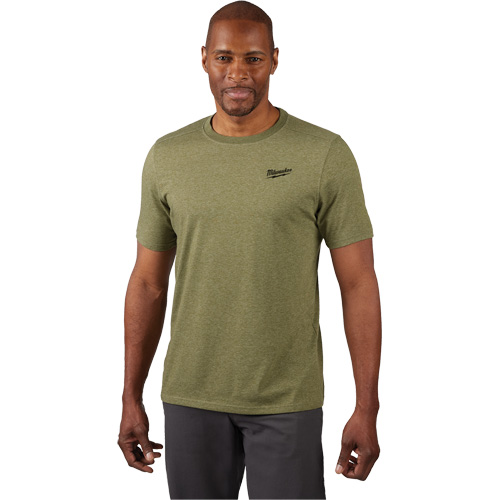 T-shirt de travail hybride, Hommes, Petit, Vert Sécurité Médic