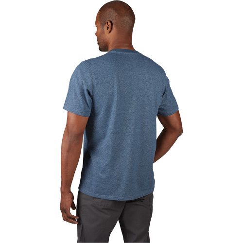 Hybrid Work Tee Shirt, Men's, Small, Blue Sécurité Médic