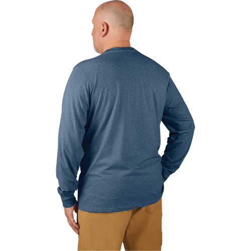 T-shirt de travail hybride, Hommes, Petit, Bleu Sécurité Médic