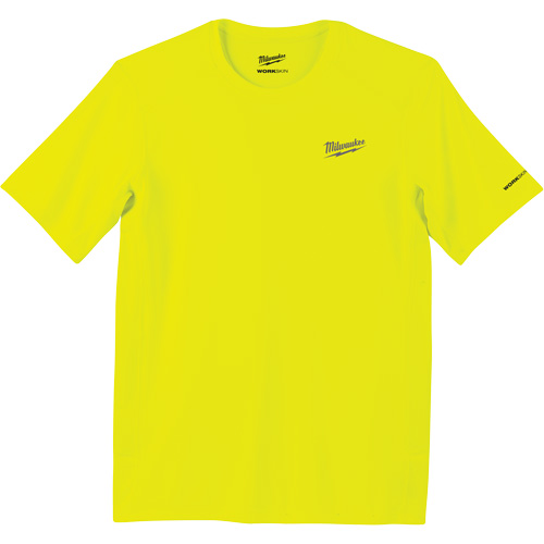 Chandail l&eacute;ger &agrave; haute visibilit&eacute; Workskin, Hommes, Petit, Jaune Sécurité Médic
