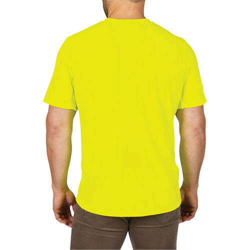 Chandail l&eacute;ger &agrave; haute visibilit&eacute; Workskin, Hommes, Petit, Jaune Sécurité Médic