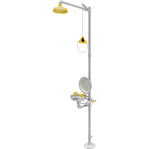 Combination Emergency Shower & Eyewash Station, Pedestal Sécurité Médic
