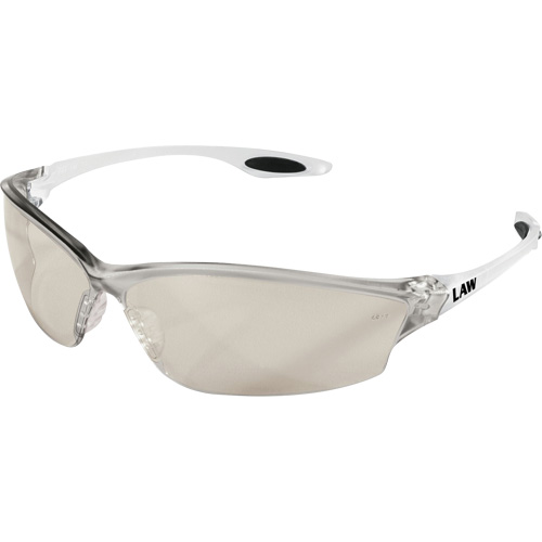 Lunettes de s&eacute;curit&eacute; de s&eacute;rie LW2 Law, Lentille Transparent/Int&eacute;rieur/ext&eacute;rieur, Anti-&eacute;gratignures, ANSI Z87+/R&eacute;pond ou surpasse la norme CSA Z94.3 Sécurité Médic