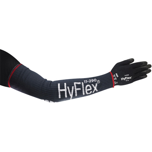 HyFlex&reg; Narrow High Cut Compression Sleeve, 18", Kevlar&reg;/Polyamide/Spandex/Stainless Steel, Blue Sécurité Médic
