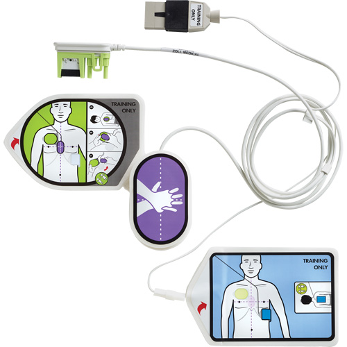 Trousse de formation et d&eacute;monstration RCR Uni-Padz, Zoll AED 3 Pour, Non m&eacute;dical Sécurité Médic