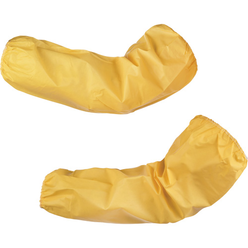 Manchons jetables niveau 1 ChemMax, Longueur de 18", Poly&eacute;thyl&egrave;ne/Polypropyl&egrave;ne, Jaune Sécurité Médic
