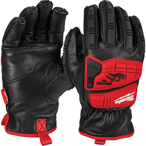 Goatskin Impact Gloves, 2X-Large, Grain Leather Palm Sécurité Médic