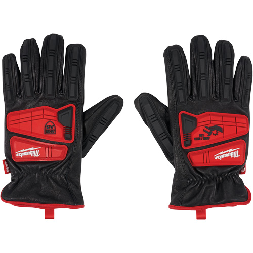 Goatskin Impact Gloves, 2X-Large, Grain Leather Palm Sécurité Médic
