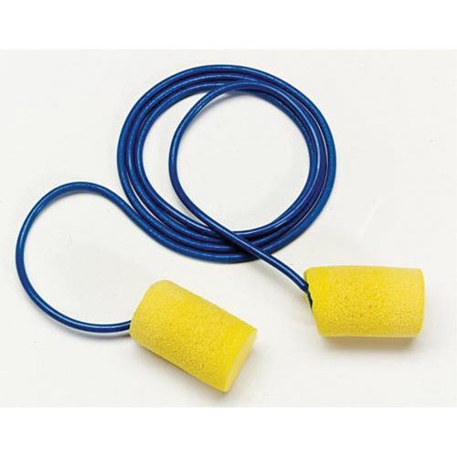 Bouchons d'oreilles classiques E-A-R, Vrac - Sac en poly, Petit, Avec cordon Sécurité Médic