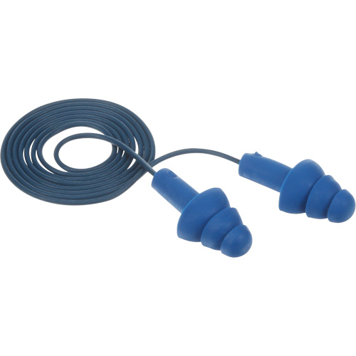 E-A-R Ultrafit Premolded Earplugs, Corded, One-Size, Bulk - Polybag, NRR 25 dB NRR dB Sécurité Médic