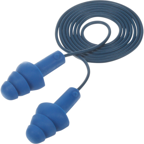 E-A-R Ultrafit Premolded Earplugs, Corded, One-Size, Bulk - Polybag, NRR 25 dB NRR dB Sécurité Médic