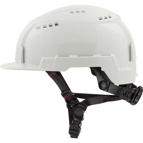 Casque &agrave; bordure avant avec support &agrave; lampe de poche Bolt, Suspension Rochet Sécurité Médic