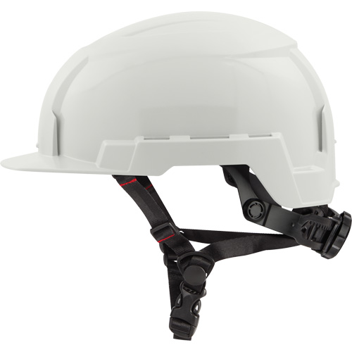 Casque &agrave; bordure avant avec support &agrave; lampe de poche Bolt, Suspension Rochet Sécurité Médic