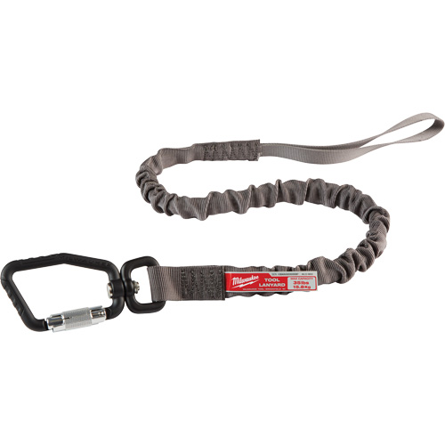 Locking Tool Lanyard, Bungee, Carabiner/Loop Sécurité Médic