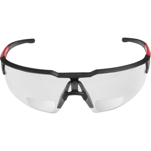 Magnified Safety Glasses, Anti-Scratch, Clear, 1.0 Diopter Sécurité Médic