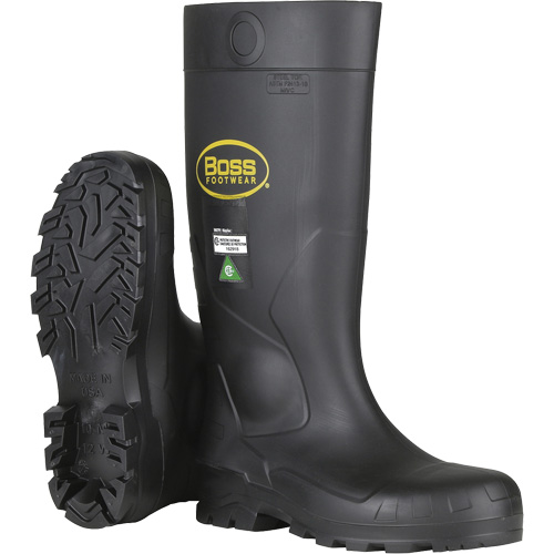 Botte de s&eacute;curit&eacute; compl&egrave;te Boss Dynamic, PVC, Embout Acier, Pointure 6, Semelle R&eacute;sistant aux perforations Sécurité Médic