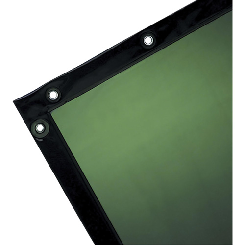 Welding Curtain, 72" x 96", Moderate Transparency, Green Sécurité Médic