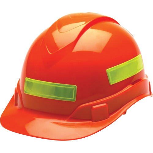 Lime-Green Reflective Hardhat Stickers Sécurité Médic