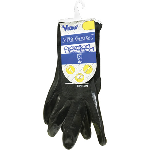 Gants de travail Nitri-Dex, Taille 7, Rev&ecirc;tement Nitrile, Enveloppe en Polyester, EN 388 niveau 1 Sécurité Médic