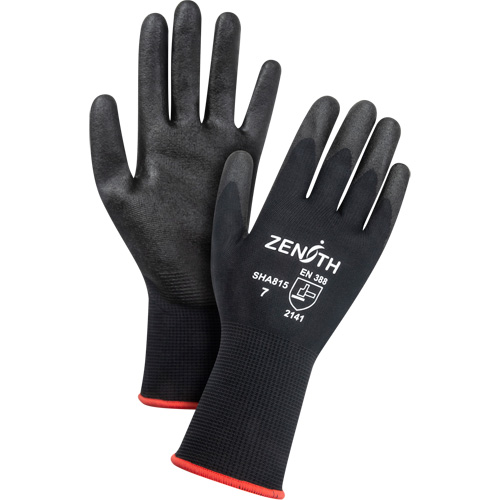 Gants enduits, 9, R&ecirc;vetement PVC, Calibre 13, Enveloppe en Nylon Sécurité Médic