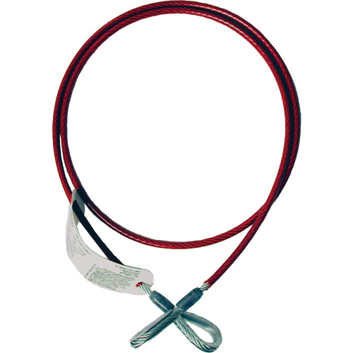 C&acirc;ble de connecteur d'ancrage 6', Chaîne, Usage Temporaire Sécurité Médic