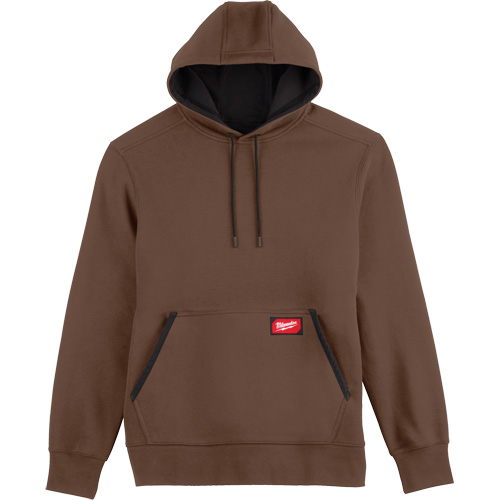 Midweight Pullover Hoodie, Men's, Small, Brown Sécurité Médic