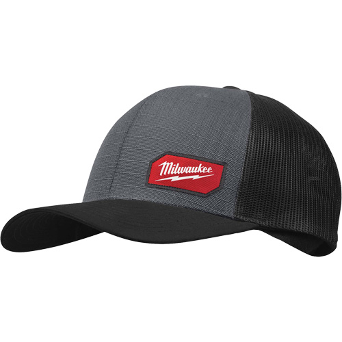 Casquette &agrave; patte pressionn&eacute;e GridIron, Gris, Nylon/Poly-coton Sécurité Médic