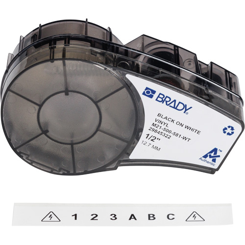 Repositionable Multi-Purpose Labels with Ribbon, Black Sécurité Médic