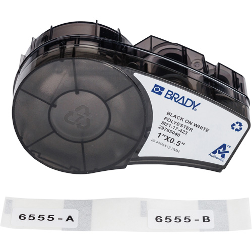 Harsh Environment Multi-Purpose Labels with Ribbon, Black Sécurité Médic
