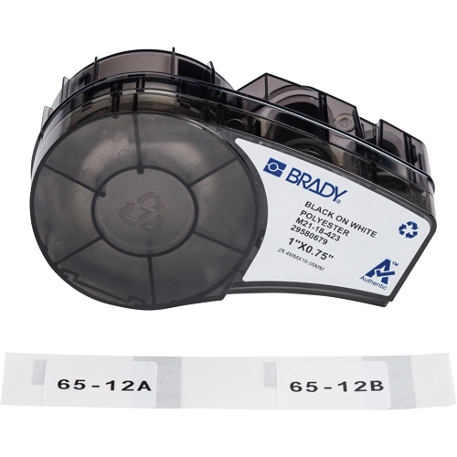 Harsh Environment Multi-Purpose Labels with Ribbon, Black Sécurité Médic
