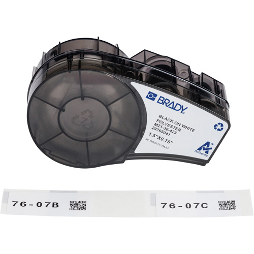Harsh Environment Multi-Purpose Labels with Ribbon, Black Sécurité Médic