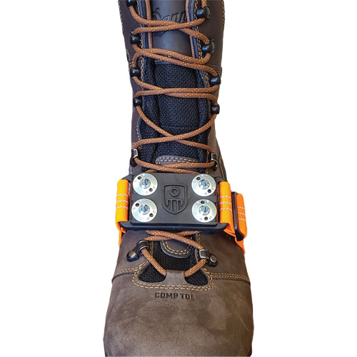 Crampon &agrave; glace anti&eacute;tincelles Midcleat, Acier au carbone, Traction Crampon, Taille unique Sécurité Médic