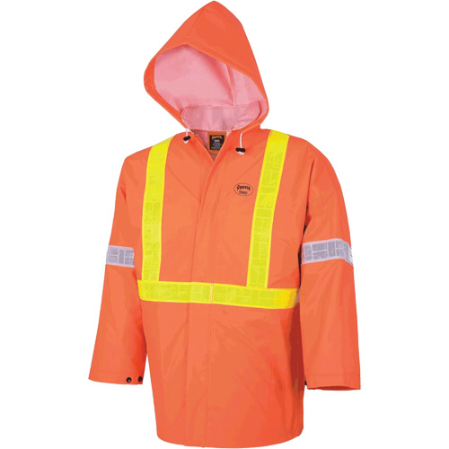 R85 Ensemble imperm&eacute;able de s&eacute;curit&eacute; 3 pi&egrave;ces ignifuge Element FR, Petit, Orange haute visibilit&eacute; Sécurité Médic