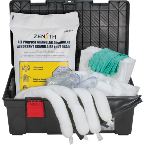 Tool Box Spill Kit, Oil Only, Bin, 31 US gal. Absorbancy Sécurité Médic