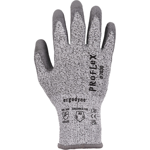 Gants r&eacute;sistant &agrave; la coupe Proflex 7030, Taille Petit, Calibre 13, Rev&ecirc;tement Polyur&eacute;thane, Enveloppe en Nylon/PEHP/Spandex, ASTM ANSI niveau A3/EN 388 niveau C Sécurité Médic