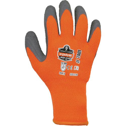 Gants de travail l&eacute;gers et enduits pour l'hiver ProFlex 7401, Moyen, R&ecirc;vetement Latex, Calibre 10 Sécurité Médic