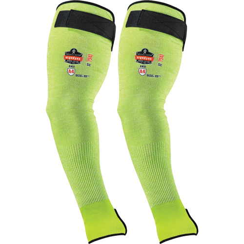 Manche de protection contre la coupe ProFlex 7941-PR, TenaLux, 18", ASTM ANSI niveau A4/EN 388 niveau D, Lime haute visibilit&eacute; Sécurité Médic