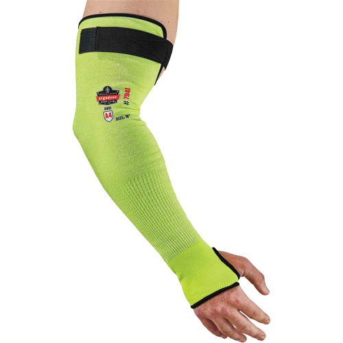 Manche de protection contre la coupe ProFlex 7941-PR, TenaLux, 18", ASTM ANSI niveau A4/EN 388 niveau D, Lime haute visibilit&eacute; Sécurité Médic