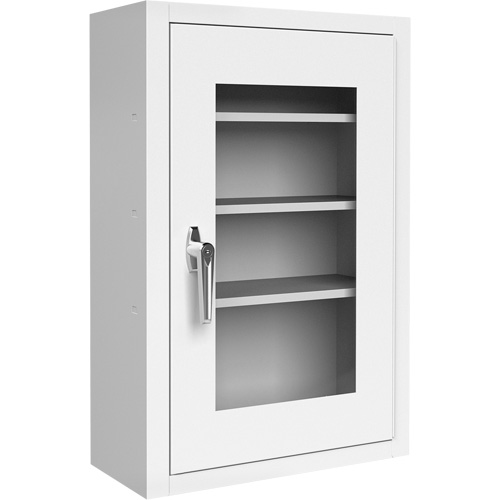 Armoire &agrave; pharmacie verrouillable avec porte en Plexiglas Sécurité Médic