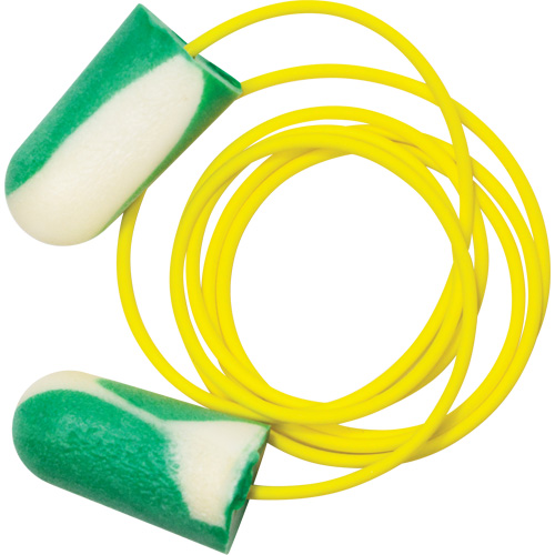 Mega Bullet BioSoft Biobased Earplugs, Bulk - Box, Corded Sécurité Médic
